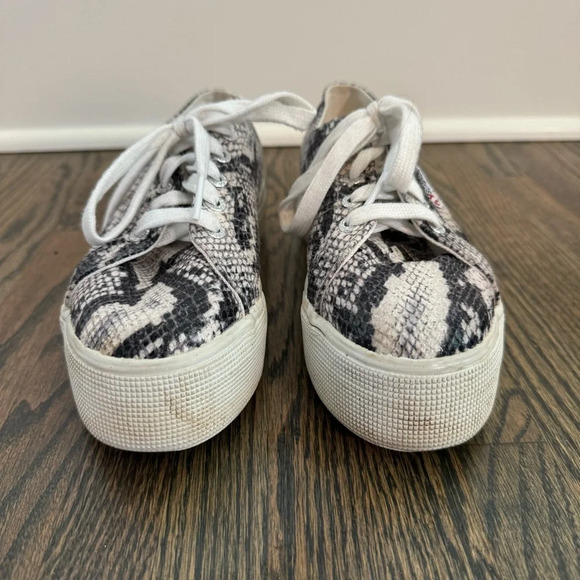 Superga Snakeskin Platform Sneakers size 6 - Picture 3 of 7